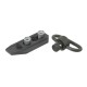 Quick Detachable Sling Mount w/swivel (METAL) for Key-Mod handguard - Black (BD90)